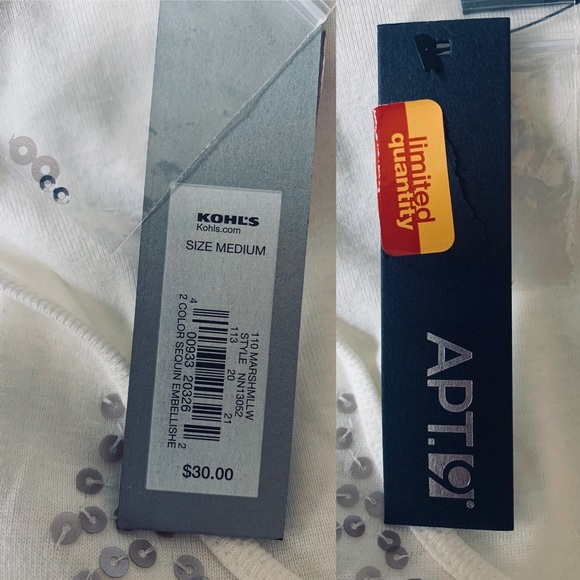 APT.9 2 Color Sequin Embellish Tank Top - Picture 3 of 4